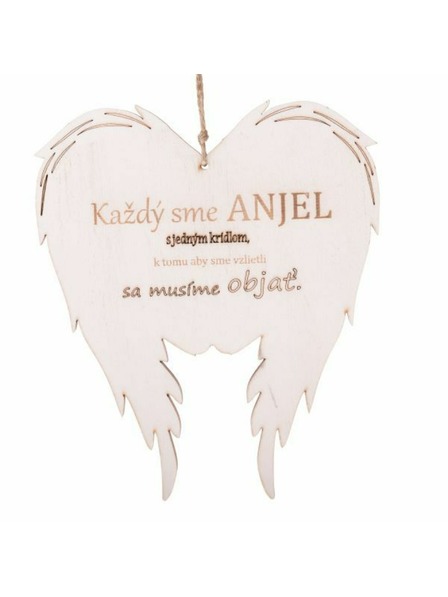 Casa de Engel Drvena viseća krila s natpisom (SK), 0/50