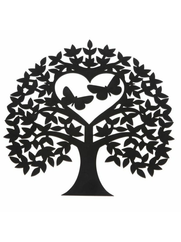 Casa de Engel Drvena dekoracija na zid - stablo s leptirima, 0/25