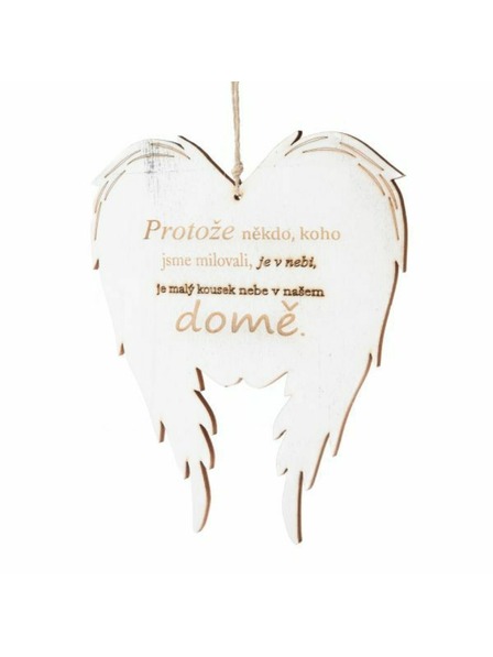 Casa de Engel Drvena viseća krila s natpisom (CZ), 0/50