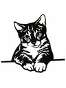 Casa de Engel Drvena zidna dekoracija - mačka, 0/25