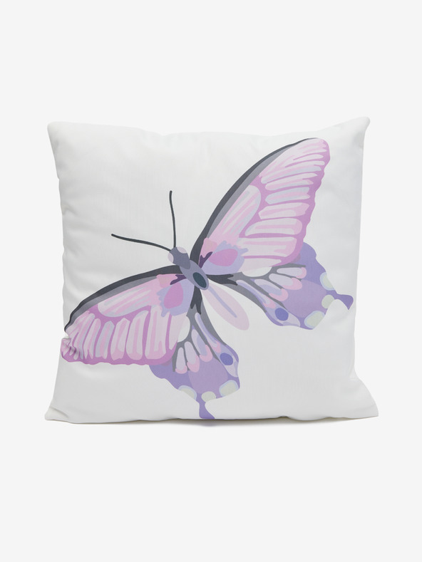 Kaemingk Bijeli vanjski jastuk s Kaemingk motivom