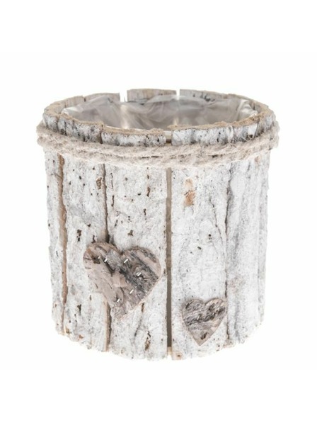 Casa de Engel Drveni poklopac za lonac za cvijeće s PVC-om, 0/24