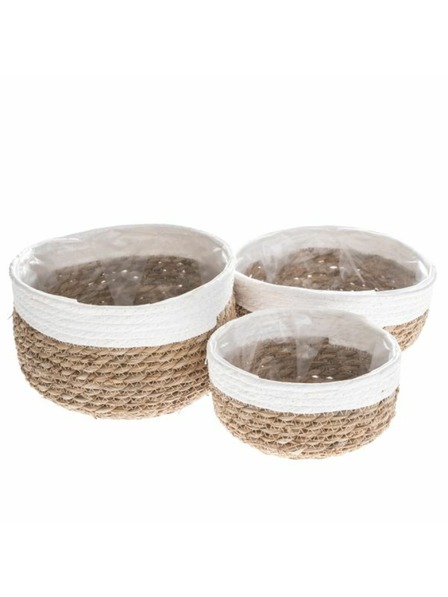 Casa de Engel Košara s PVC-om (morska trava) - set 3 kom, 0/12