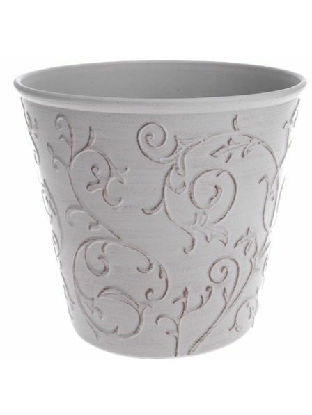 Casa de Engel Pokrov za lonac - Eko plastika, bijeli cvjetni, 0/48