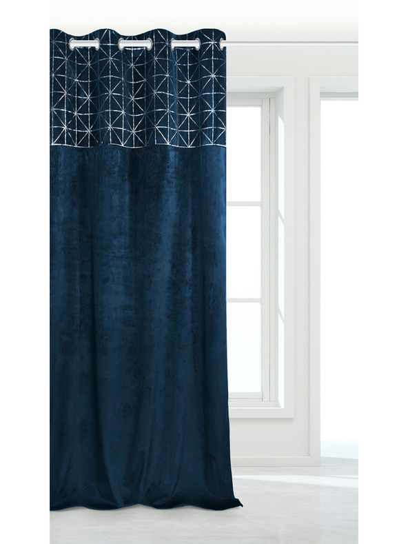 Edoti Baršunasta zavjesa Glossy 140x250 495A - tamno bež EDOTI