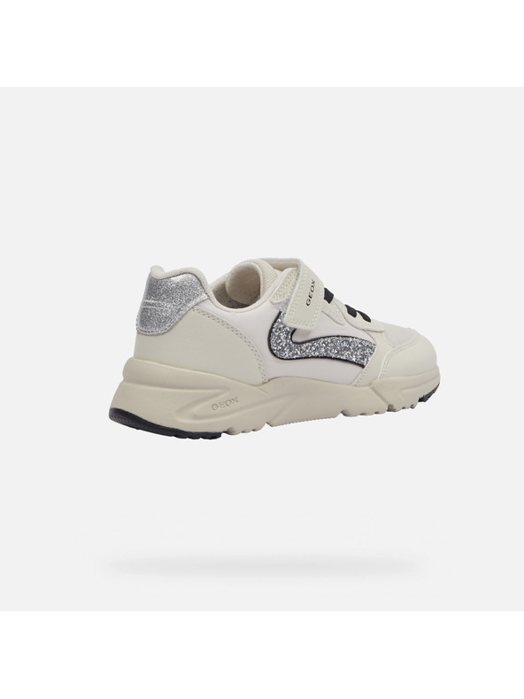 Geox Bijele djevojčinske tenisice Geox Loftus