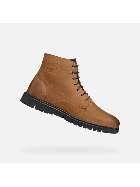 Geox Smeđa muška gležnjača Geox Ghiacciaio