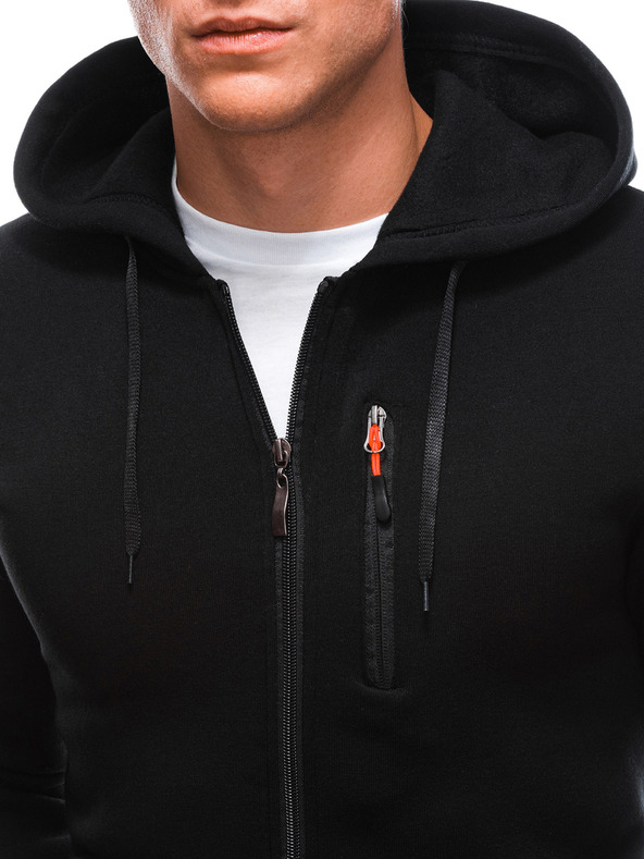 Edoti Muška dukserica s kapuljačom 1539B - crna OTHER