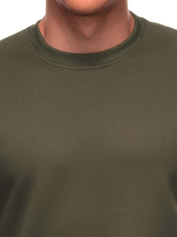 Edoti Muška dukserica s kapuljačom B1710 - maslinasta EDOTI