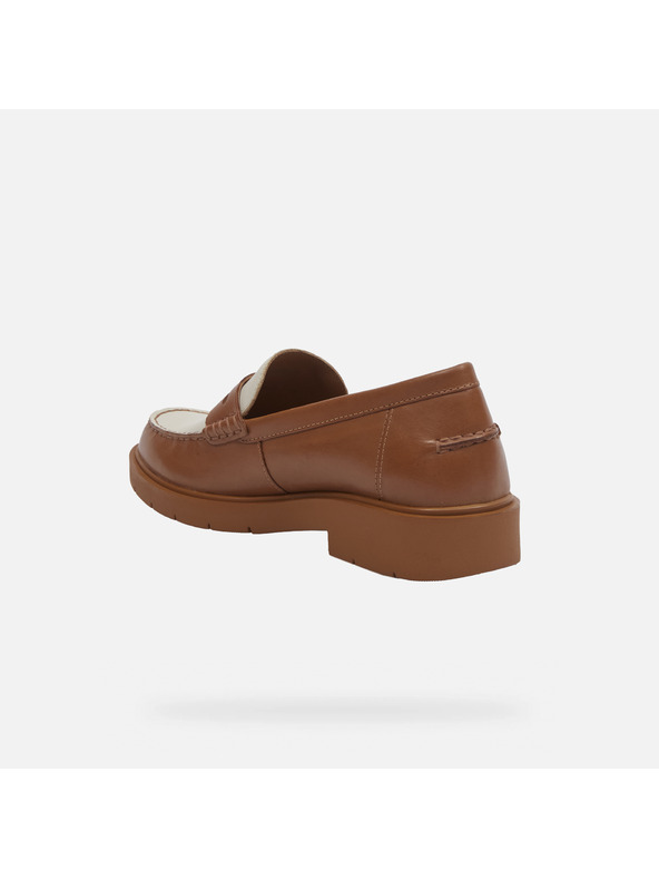 Geox Smeđe ženske mokasinke Geox Spherica EC1