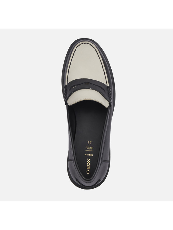 Geox Crne ženske mokasinke Geox Spherica EC1