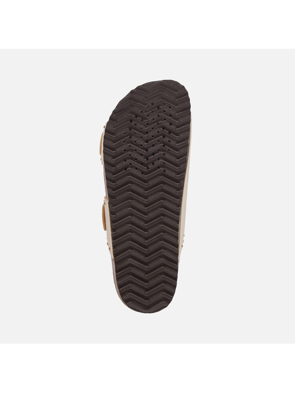 Geox Zlatne ženske papuče Geox Brionia R