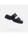 Geox Crne ženske papuče Geox Adacter S