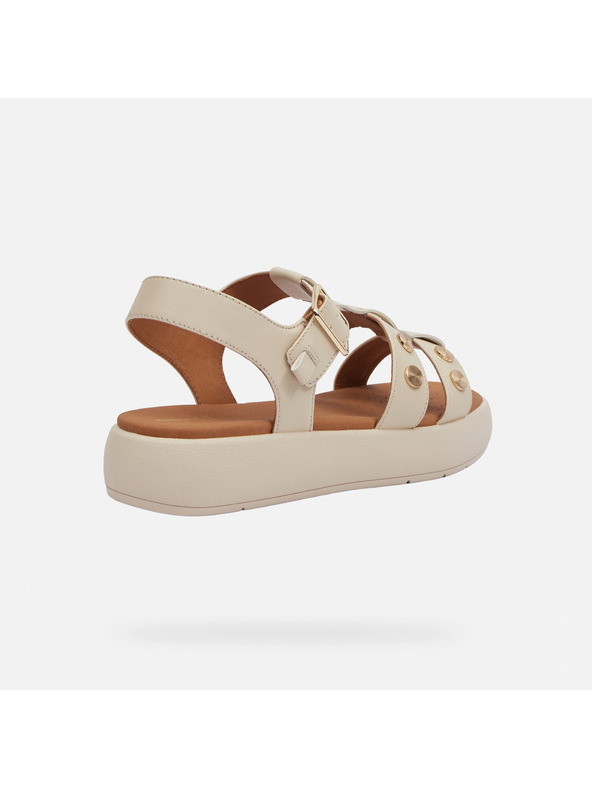 Geox Krem ženske sandale Geox Camalei