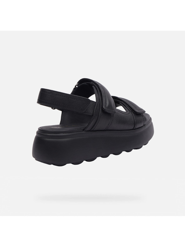 Geox Crni ženski sandali Geox Spherica EC4.1 S