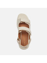 Geox Krem ženske sandale Geox Spherica EC4.1 S