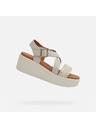Geox Krem ženske sandale Geox Xand 2.2S