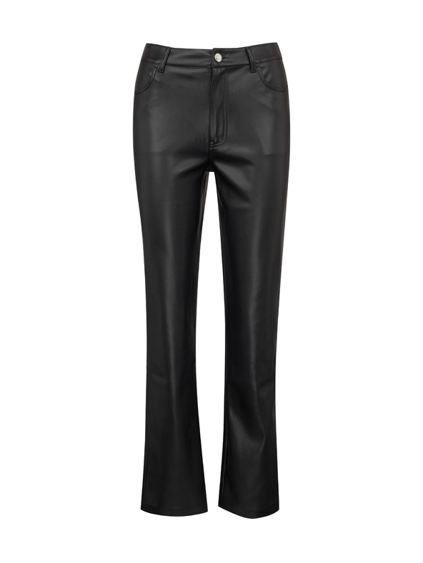 Orsay Smeđe ženske hlače od umjetne kože ORSAY