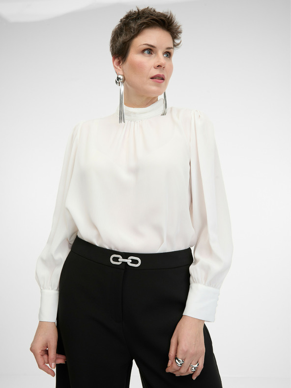 Orsay Crne ženske široke hlače ORSAY