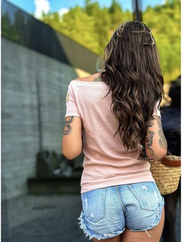 Edoti Modni ženski top LLR023 - crni OTHER