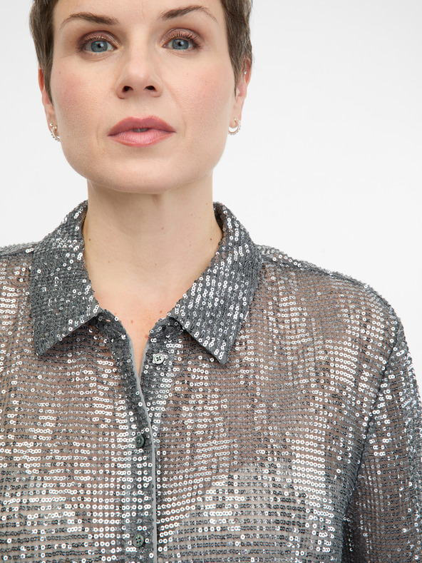 Orsay Srebrna ženska bluza sa ORSAY kragnom