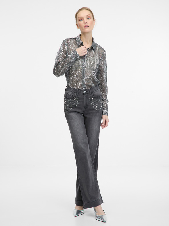 Orsay Srebrna ženska bluza sa ORSAY kragnom