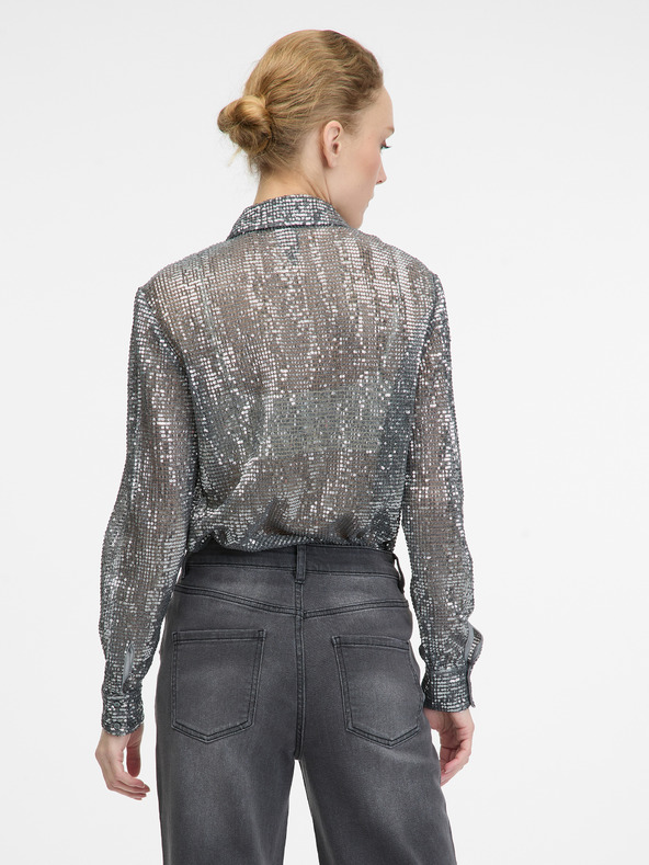 Orsay Srebrna ženska bluza sa ORSAY kragnom