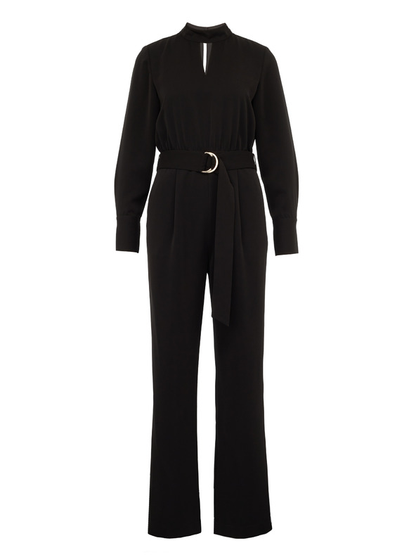 Orsay Crni ženski kombinezon s dugim rukavima ORSAY