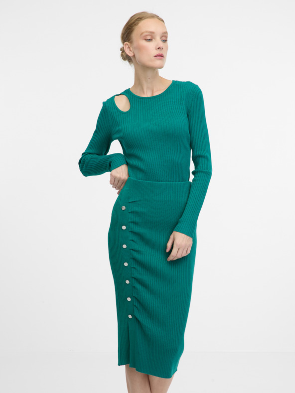 Orsay Zeleni ženski dugi džemper ORSAY