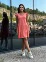 Edoti Ženske mini haljine DLR106 - ružičaste OTHER