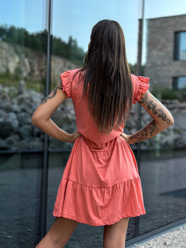 Edoti Ženske mini haljine DLR106 - ružičaste OTHER