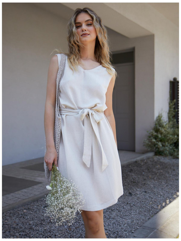 Edoti Ženske mini haljine DLR106 - ružičaste OTHER