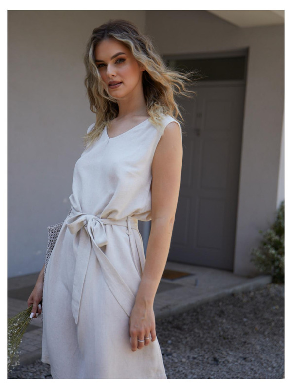 Edoti Ženske mini haljine DLR106 - ružičaste OTHER