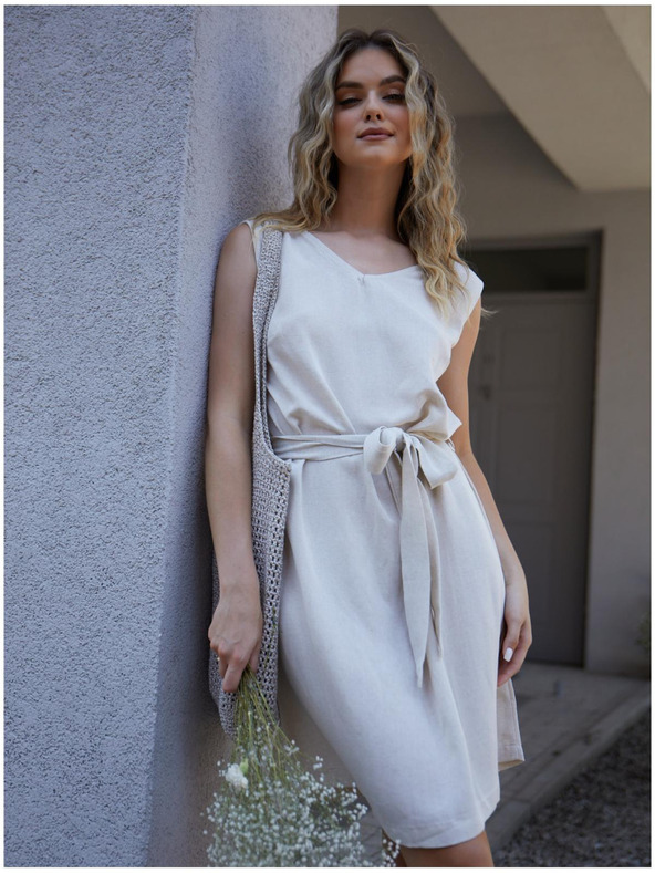 Edoti Ženske mini haljine DLR106 - ružičaste OTHER