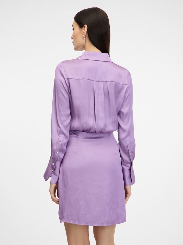 Orsay Svijetloljubičasta kratka ženska haljina ORSAY