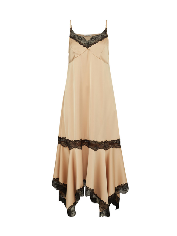 Orsay Svijetlo smeđa ženska midi haljina ORSAY