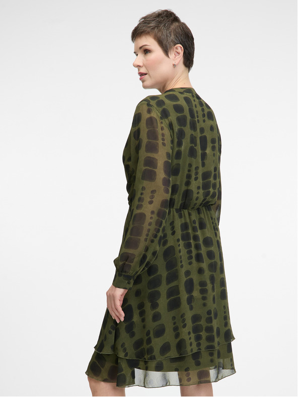 Orsay Zelena ženska haljina do koljena ORSAY