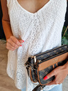 Edoti Ženska čipkasta majica u boho stilu SLR092 - bijela OTHER