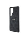 Guess PU Leather 4G Colored Ring MagSafe Zadní Kryt pro Samsung Galaxy S25 Ultra Black Etui za telefon