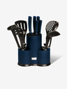 Berlingerhaus Set noževa i kuhinjskog pribora u stalku 12 kom Aquamarine Metallic Line BERLINGERHAUS