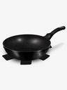 Berlingerhaus WOK tava s mramornom površinom 30 cm Black Rose Collection BERLINGERHAUS