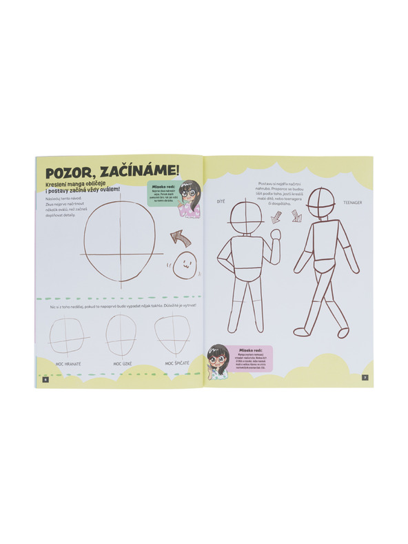 BAAGL  Kako crtati KAWAII MANGA: LIKOVI – Korak po korak s MISAKO