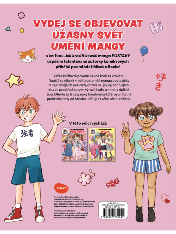 BAAGL  Kako crtati KAWAII MANGA: LIKOVI – Korak po korak s MISAKO