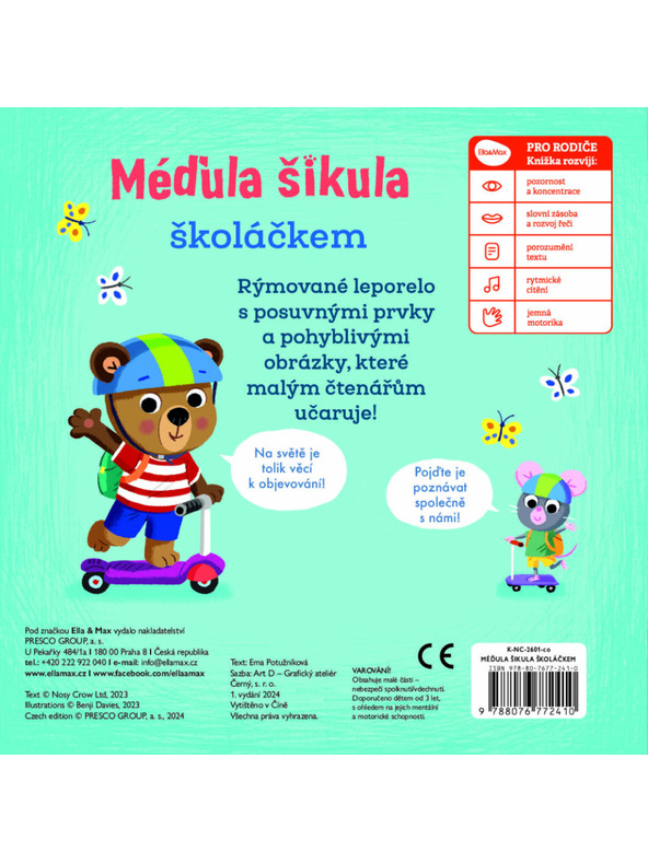 BAAGL  MEDO ŠIPAK ŠKOLARAC – Slike s pokretnim elementima