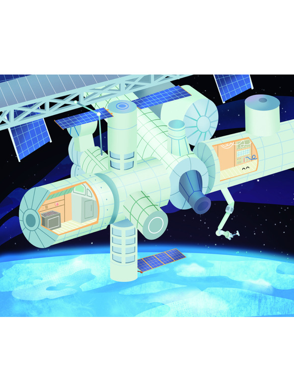 BAAGL  Čitaj i zalijepi – U SVEMIRU, knjiga sa sličicama