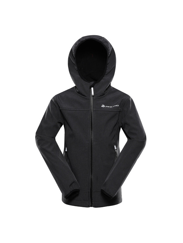 ALPINE PRO Dječja softshell jakna s membranom ALPINE PRO OMANO 2 crna