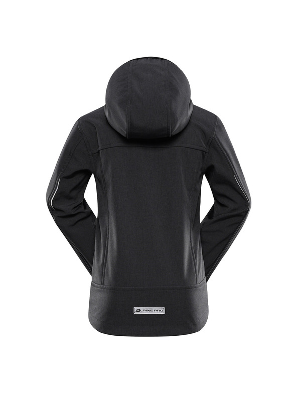 ALPINE PRO Dječja softshell jakna s membranom ALPINE PRO OMANO 2 crna