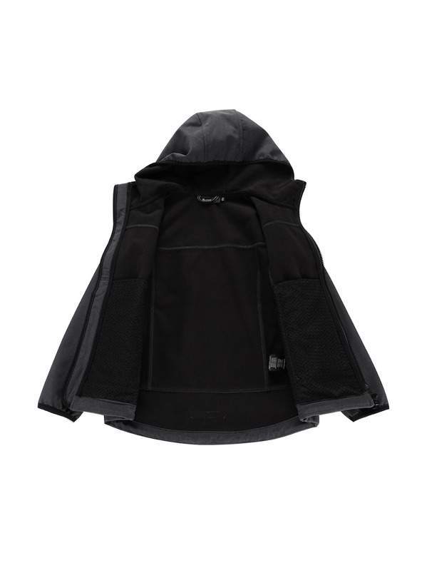 ALPINE PRO Dječja softshell jakna s membranom ALPINE PRO OMANO 2 crna