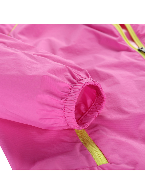 ALPINE PRO Dječja ultralaka jakna s dwr tretmanom ALPINE PRO SPINO 2 neon pink