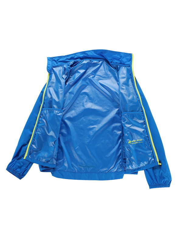 ALPINE PRO Dječja ultralaka jakna s dwr tretmanom ALPINE PRO SPINO 2 electric blue lemonade